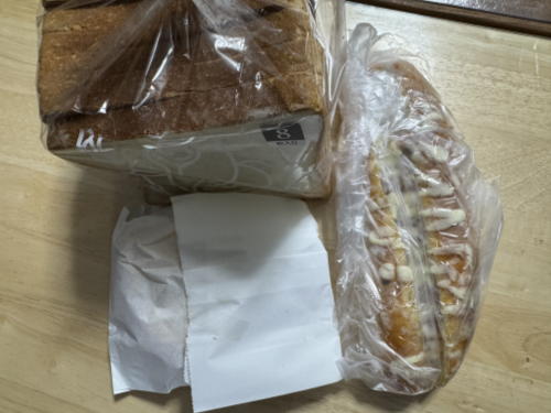 リトルマーメイドのベーコンポテトドッグ、ダブルタマゴデニッシュ、リトルマーメイド食パン
